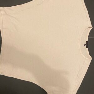 Quince Women's Short Sleeve Cream Tee